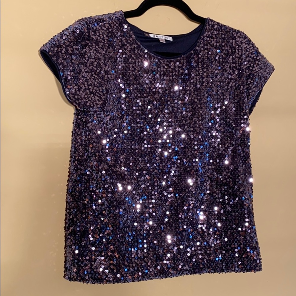 Jennifer Lopez sequin blouse brand new